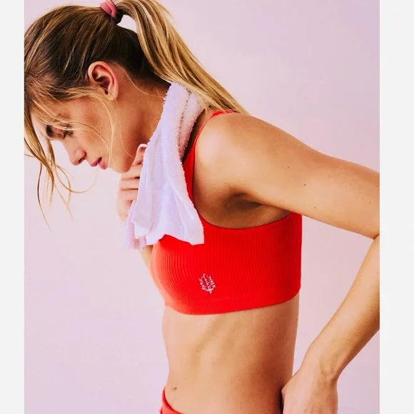 NEW [2-Pc] Free People FP Movement GK Shorts & Happiness Runs Bra - Picture 11 of 12